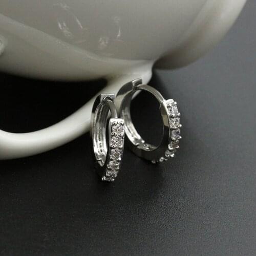 Miuoxion Wholesale New Fashion Simple Jewelry Exquisite Zircon Earrings For Women Feature Namour Charm Gift All Seasons