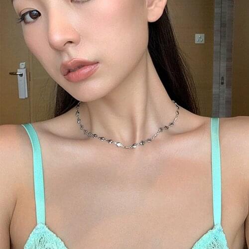 Bohemia personality and contracted light peach heart necklace Hiphop/Rock Irregular Fashion Cute/Romantic Pendant Necklace