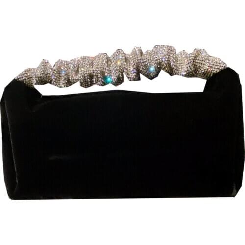 Luxury Handbags Women Bags Designer Vintage Velvet Clutch Purse Shoulder Bag diamond Crossbody Bag Women bolsa feminina