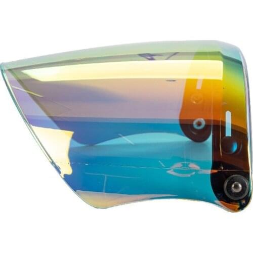 3-Snap Helmet Peak Lens Sun Shade Shield Wear Resistant for 3/4 Motorcycle Open Face Helmet Visor