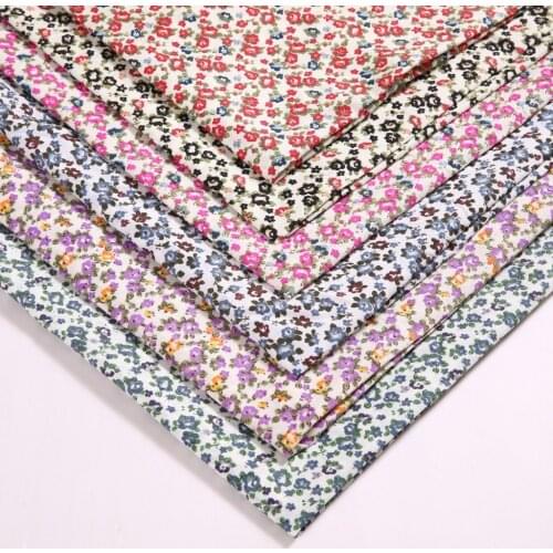 100*150cm Retro Dark Floral Fabric DIY Sewing Bedding Apparel Dress Patchwork Fabric Kids Handwork Cloth Tecido