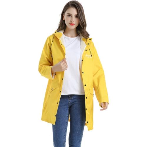 Yellow Long Raincoat Adult Outdoor Coat Travel Hiking Rain Coat Windbreaker Waterproof Rain Poncho Thicken Capa De Chuva Gift