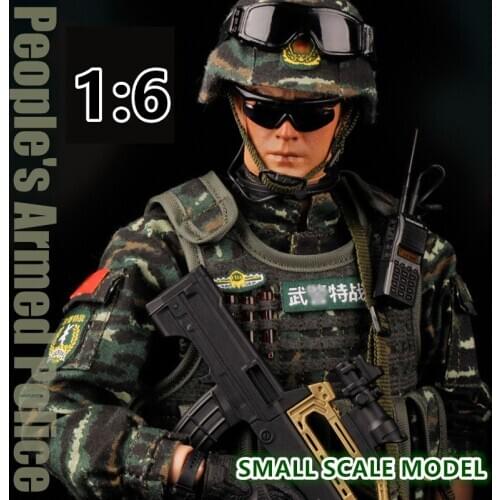 1:6 30cm 12 inches soldier China wu police man model joint movable multi-weapon accessories set collection gift tool toy