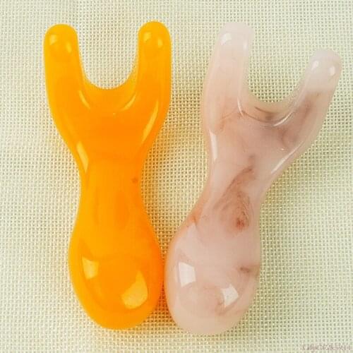 1 Pieces Head Shoulder Neck Gua Sha Scraping Tool Hand Acupoint Massage Stick Health Care