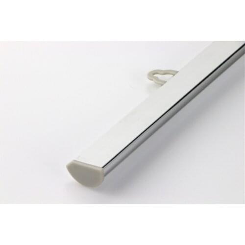 100CM round shape aluminium alloy supermarket painting portrait banner poster clip rails poster clip holder frame hanger strip