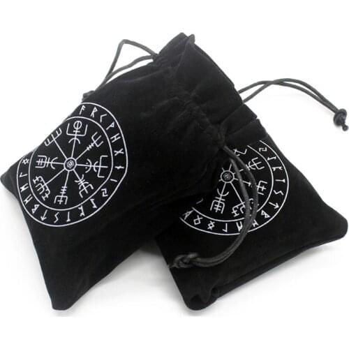 13x18CM Tarot Card Bag High-grade Flannel Fabric Card Small Object Tarot Storage Tote For Board Game Card
