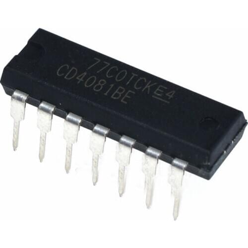 20pcs/lot CD4081BE 4 2 input terminal and in-door DIP-14 brand new CD4081