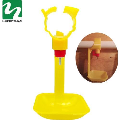 4 PC Chicken Drinking Fountain Hanging Cup Ball Nipple Drinkers Chicken Quail 25mm Pipe Automatic Nipple Waterer Equip Chicken
