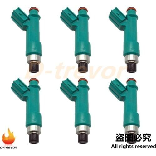 6pcs 23250-0H060 Fuel Injector for Toyota Camry Corolla Matrix RAV4 Scion 2.4L 23250-28080 23250-0H030 842-12303