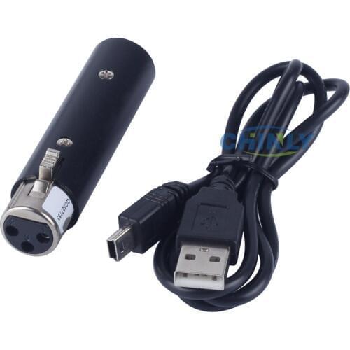 USB to DMX Interface Adapter with USB Data Cable DMX512 Computer PC Stage Effect Lighting Small Controller Dimmer for led strip