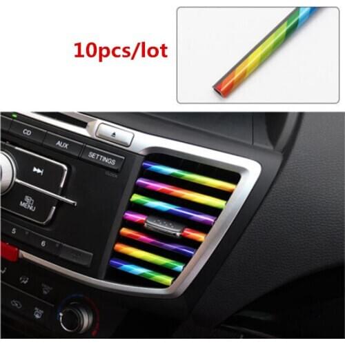 Car-styling 2020 New U Shaped DIY Air Vent Grille Decoration for LEXUS IS250 IS300 ES240 ES250 ES300 ES300H ES330 ES350 GS300