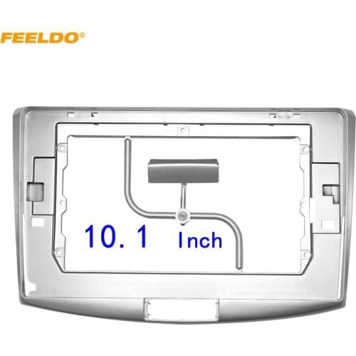 FEELDO Car Audio 2DIN Fascia Frame Adapter For Volkswagen Magotan 10.1" Big Screen DVD Player Dash Fitting Panel Frame Kit #3409
