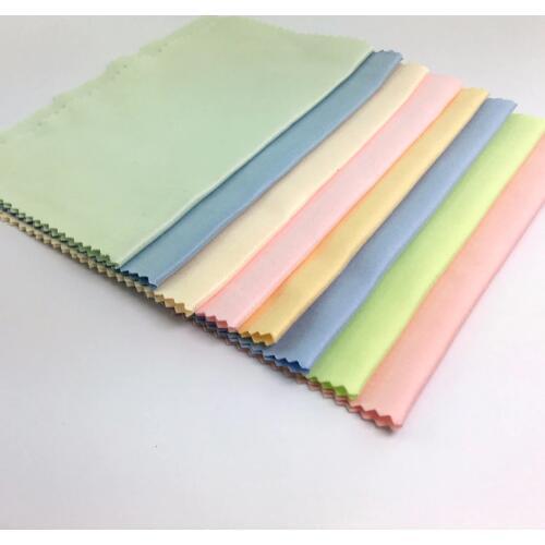 Free shipping 13*13cm Lens Clothes Cleaning Cloths Microfiber Sunglasses Eyeglasses Camera Glasses Duster Wipes