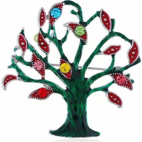 Devil Eye Pin Tree of Life Design Lapel Stick Pin for Hat,Bag,Suit,Dress
