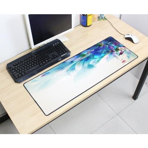 Art Mouse Pad 900x400mm Speed Keyboards Mat Rubber Gaming Mousepad Cool New Desk Mat For Game Player Desktop PC Computer Laptop