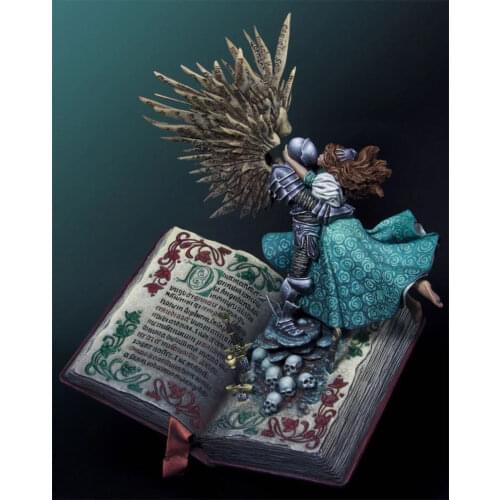 Creative 1/24 Scale Redemption Hugs Kissing Miniatures Modelling Unpainted DIY Assembling Static GK Resin Model Kits Collection