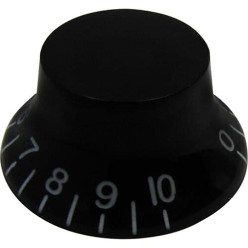 NEW 12pcs Top Hat Electric Guitar Knobs Speed Control Knobs Black For LP SG Style Guitar Parts