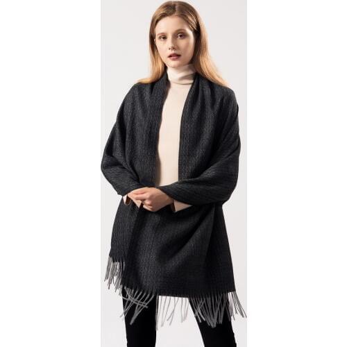 2019 New Winter Warm Solid Tassel Scarf For Women/Lady Soft Solid Pashmina Shawls Flower Plaid Cashmere Female Wraps Capes