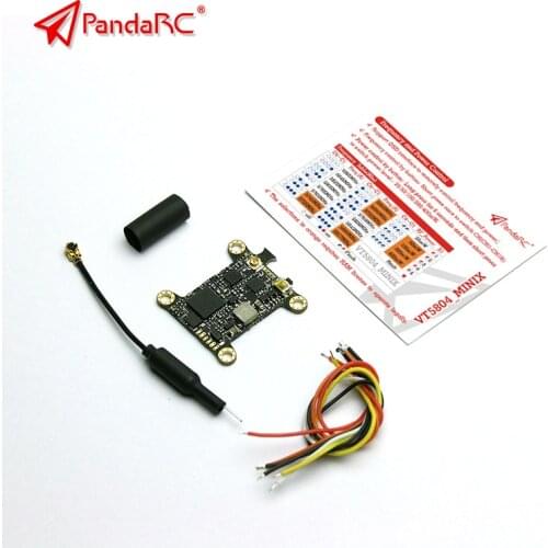 PandaRC VT5804 MINI X Panda 5.8G image transmission support OSD tuning with audio for RC FPV racing drone