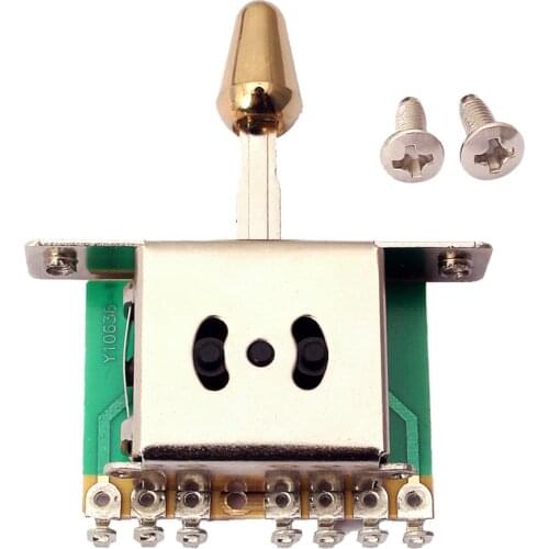 5-way Pickup Switch With Golden Tip For ST Guitar Parts Accessories