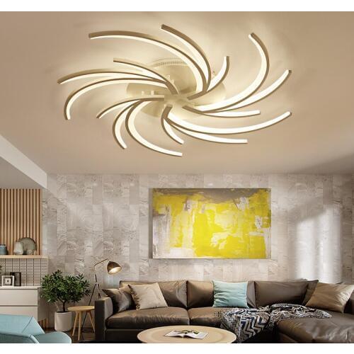 Modern LED ceiling light in kitchen foyer living room creative italian new design