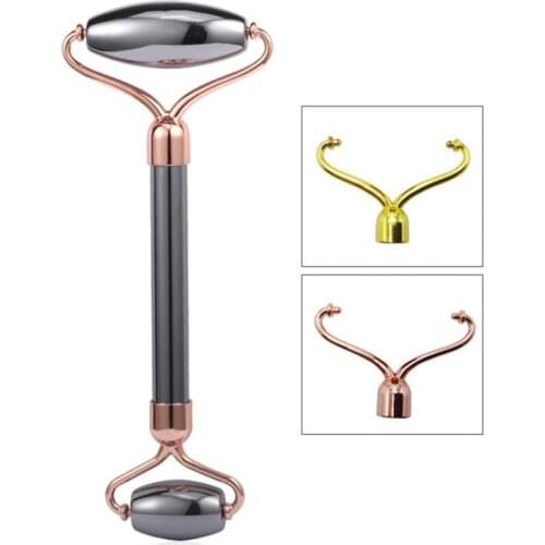 Facial Massage Jade Roller Natural Terahertz Energy Stone Massager Eye Face Thin Lift Relax Slimming Tools