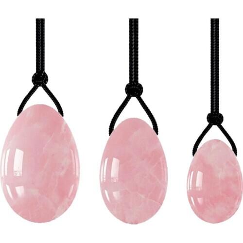 Oval Shape Drilled Postpartum Vaginal Tightening Yoni Egg Kegel Massage Stone exercise yoni egg ball
