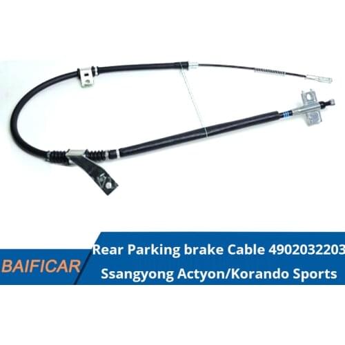 Baificar Brand New Genuine Rear Parking brake Cable 4901032203 , 4902032203 For Ssangyong Actyon / Korando Sports