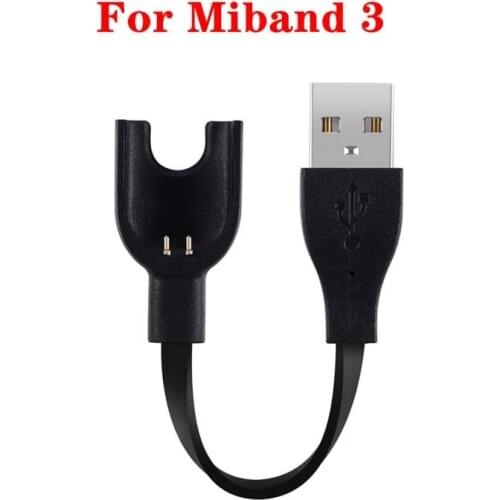 For Xiaomi Mi Band 3 Charger Cable USB Data Charger Adapter For Miband 3 Smart Wristband Fitness Tracker Bracelet Charging