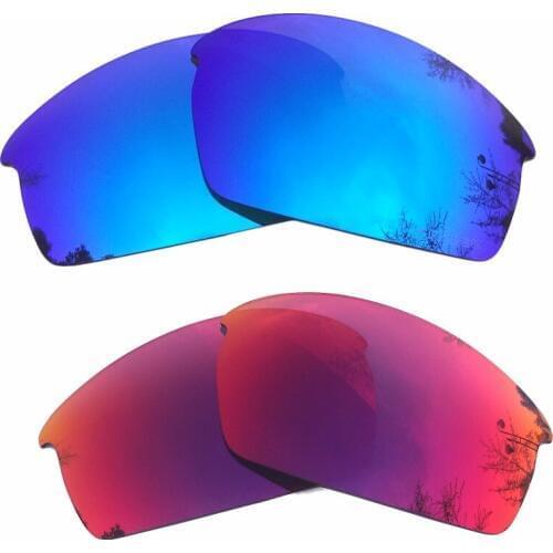 Ice Blue & Midnight Sun Mirrored Polarized Replacement Lenses for Bottle Rocket Frame 100% UVA & UVB