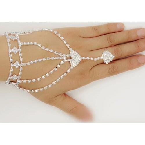 New Fashion Starry Bracelet Diamond Bracelet Womens Personality Wedding Crystal Love Bracelet Charm Crystal Jewelry Accessories
