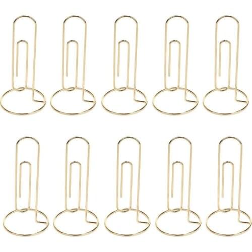 10PC Study Note Holder Office Desk Paper Clip Memo Holder, Office Accessory, Organize And Access Bills