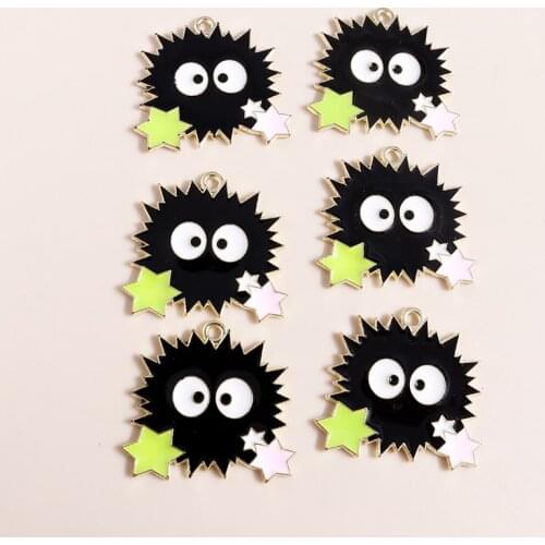 10pcs 28*26mm Cartoon Star Animal Charms for Jewelry Making Cute diy Jewelry Making Accessories Necklaces Earrings Pendants