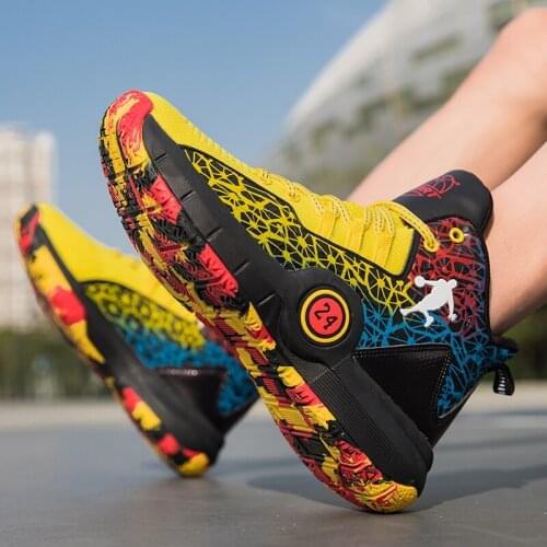 2021 New Men Sneakers High Quality Basketball Shoes for Men Soft Bottom and Non-slip Men Sport Shoes Footwear Athletic Trainers