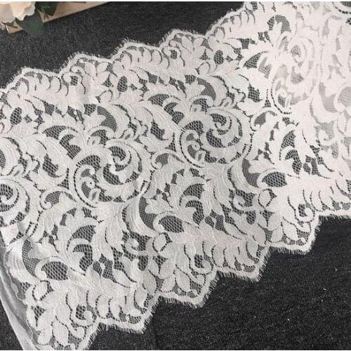 48cm wide cotton eyelash lace DIY dress skirt vest decorative fabric
