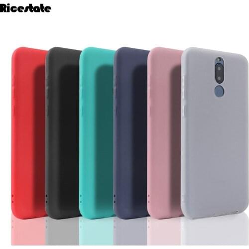 For Huawei Mate 10 lite Cover Case Huawei Nova 2i Frosted Matte Colorful Silicone Soft Cover case