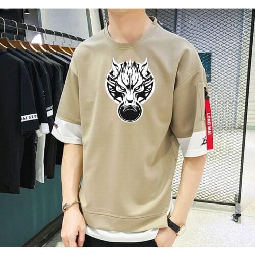 Japan Anime Final Fantasy T-shirt Unisex Manga Streetwear T-shirt Casual Short Sleeve Teenagers Custom Printed Tee Shirt