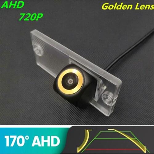 AHD 720P Golden Lens Trajectory Car Rear View Camera For Kia Cerato 2003-2009 Sorento MK1 MK 2 2003~2011 Reverse Vehicle Camera