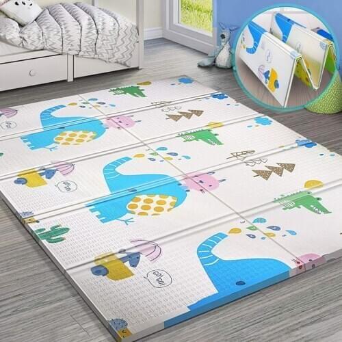 XPE Mat Foldable Play Mat Kid Rug Puzzle Infant Carpet Waterproof Early Education Gym Baby XPE Crawling Pad Rug Developing Mat