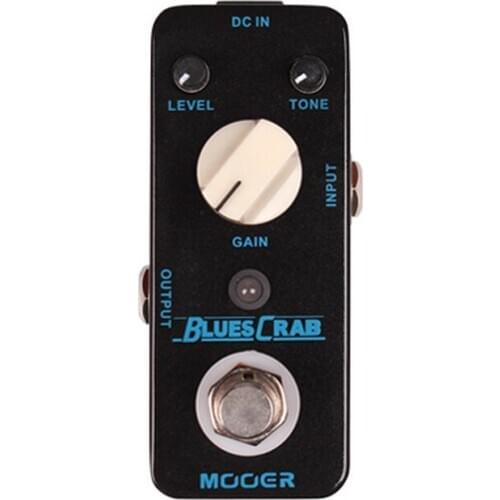 MOOER BLUES CRAB Blues Overdrive Guitar Effect Pedal True Bypass Electric Guitar Pedals Full Metal Shell Guitar Accessories