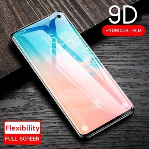 9D Full Glue Cover Soft Hydrogel Film For Samsung Galaxy Note 9 10 S10 S8 S9 Plus S10e S20 Ultra plusProtection Screen Protector