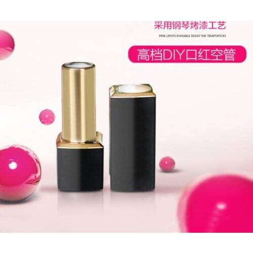 New Arrived High-end Magnetic Snap Empty Lipstick Tube Semi-finished Elegant Chapstick Lip Balm Tube Matte or Glaze to choose