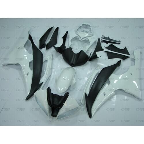 YZF R6 2008 - 2015 Fairings YZFR6 2008 Abs Fairing YZF R6 10 11 White Black Bodywork