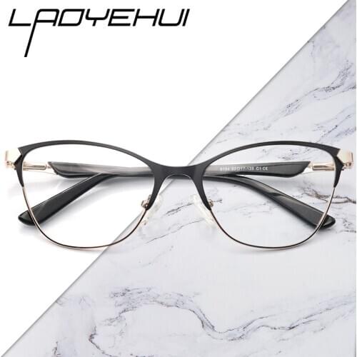 Square Metal Prescription Eyeglasses With Frame For Women Men Clear Fake Glasses Womens Computer Eyewear Luxury Brand Designer
