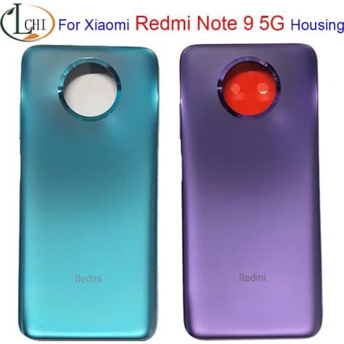 ORIGINAL For Xiaomi Redmi Note 9T Battery Cover Panel Rear Door Housing Case Note9T Back Glass Redmi Note 9 5G Battery Cover