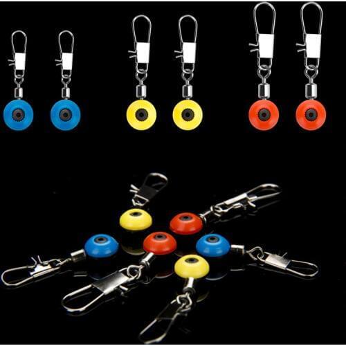 DONQL 50pcs/lot Bobber Fishing Connectors Float Sea Fishing Saltwater Tackle Plastic Metal Lure Hook Accessories Connectors