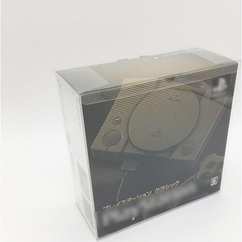 Transparent Display Collection Box Replacement for Sony PlayStation Classic PS1 Mini Clear Replica Collection Cover Case Box