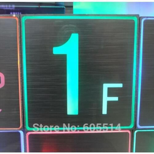 [Seven Neon]Free shipping 10sets 200*200*30mm square shape led singnal light led indicator for 1F signal