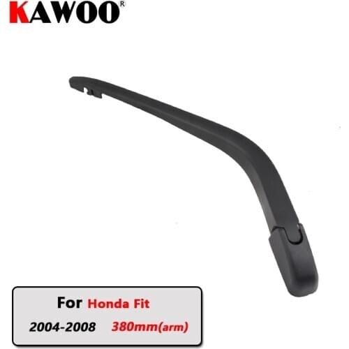 KAWOO Car Rear Wiper Blade Blades Back Window Wipers Arm For Honda Fit Hatchback (2004-2008) 380mm Car Accessories Styling
