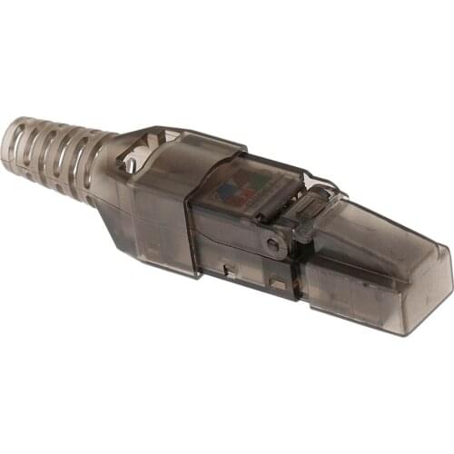 RJ45 Connector Cat6A Crimp Modular Jack Ethernet Network Cable Plug